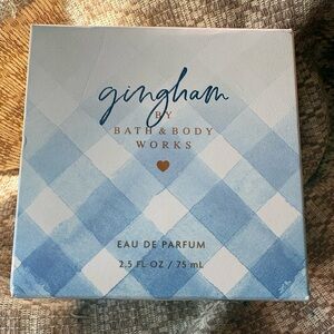 Bath & Body Works Gingham Eau de Parfum - Blue and White Never Used!